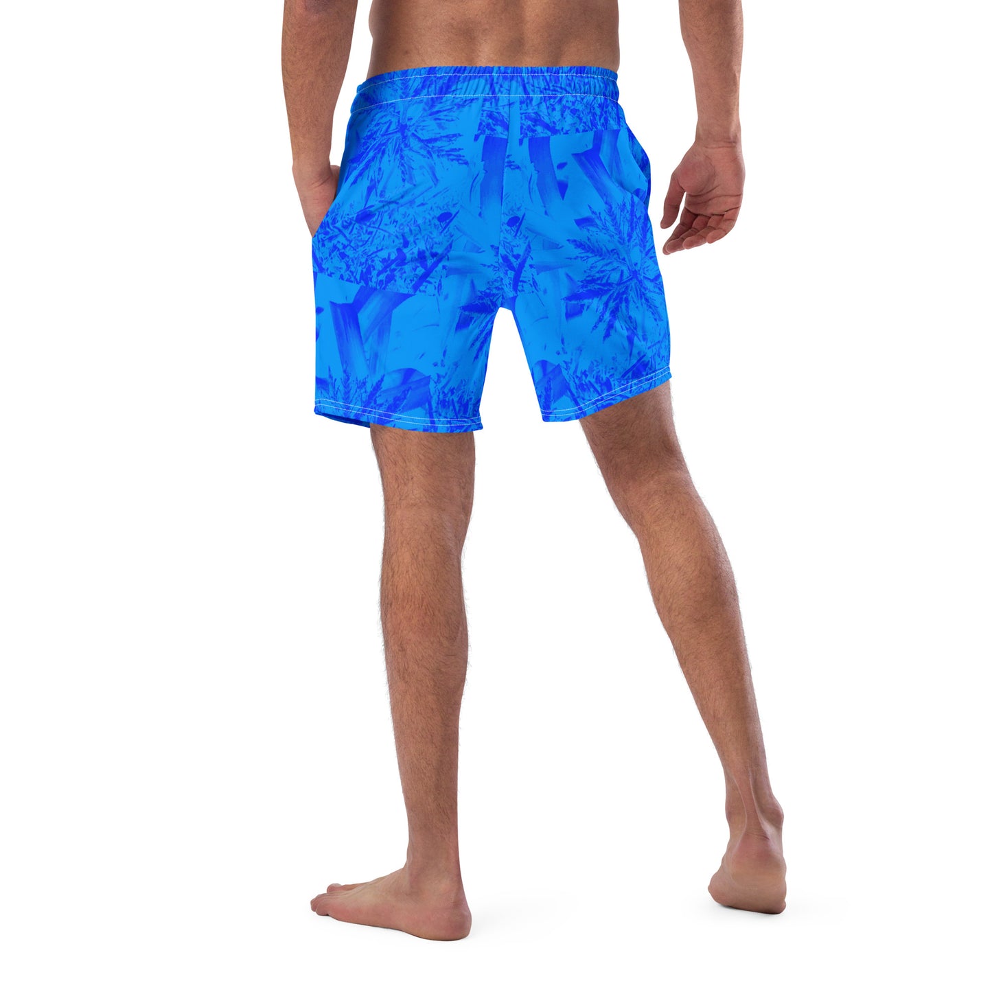 Recycled Men's Cobalt swim trunks