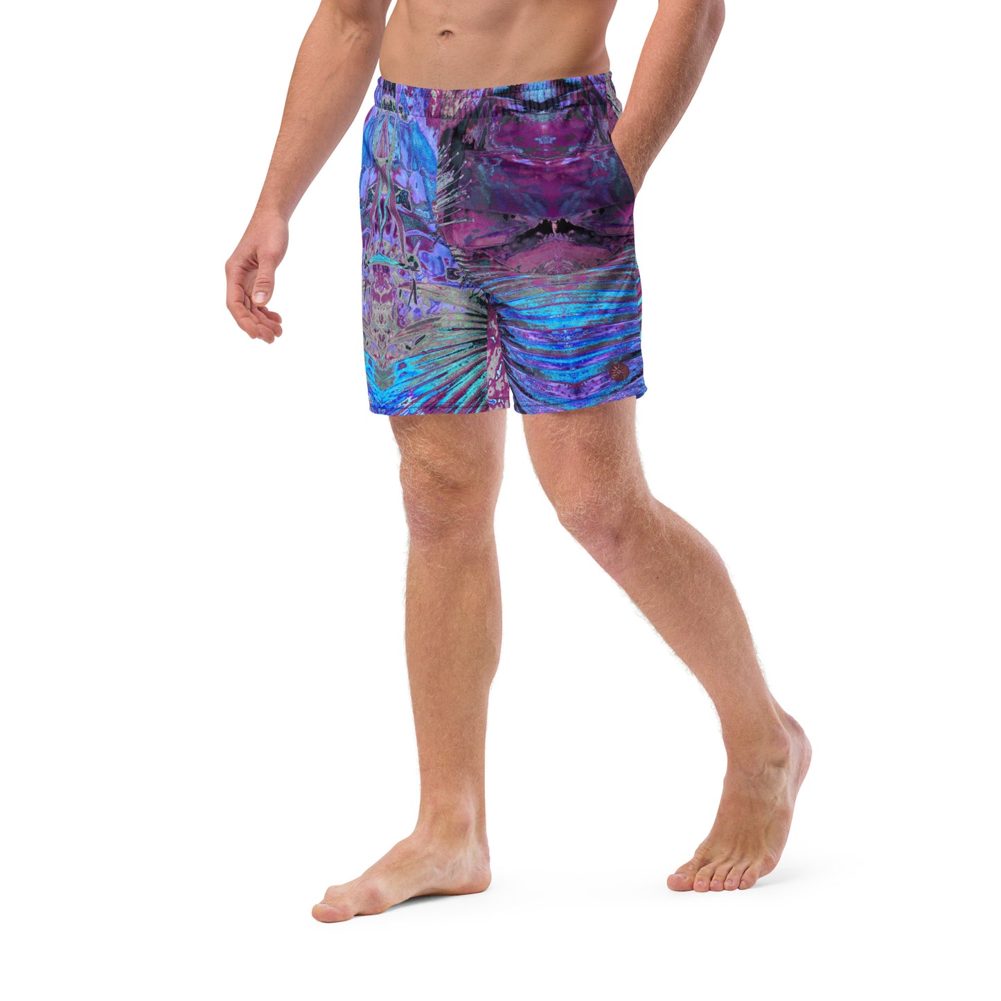 Recycled Men's Iridescent swim trunks