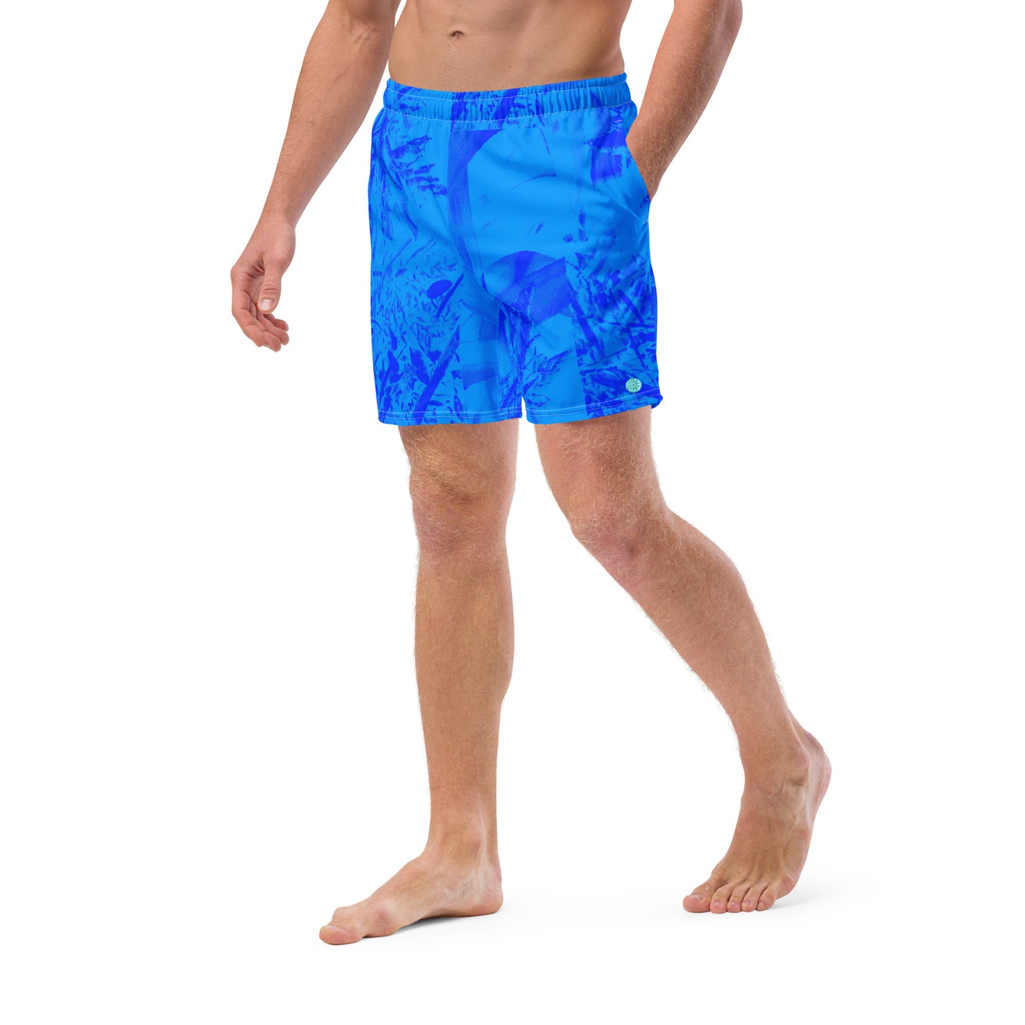 Recycled Men's Cobalt swim trunks