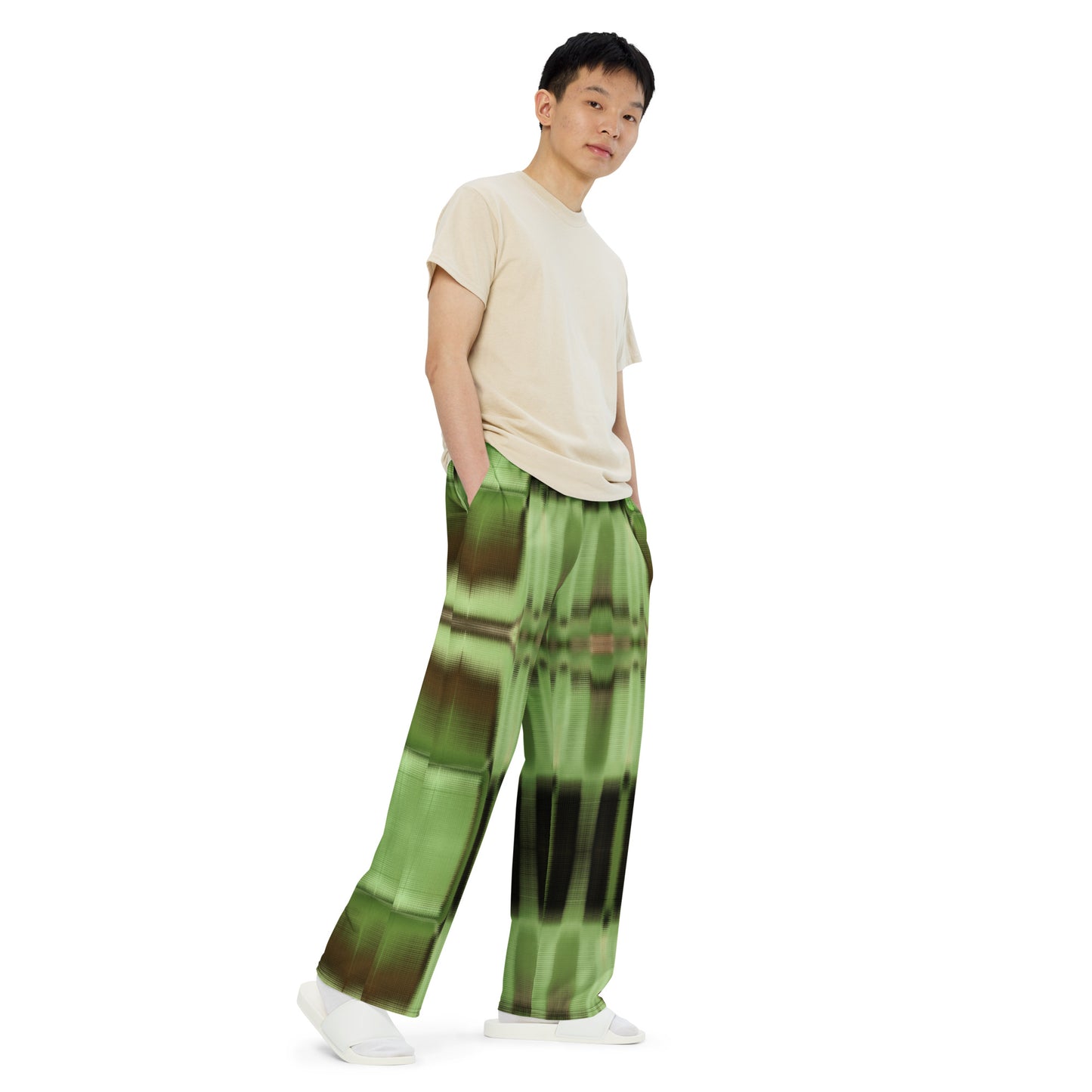 Unisex wide-leg Emerald pants